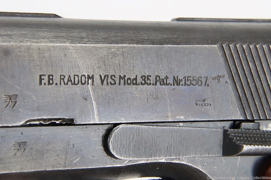 WW2 German Radom VIS 35 - Red Grips - 9mm-img-9