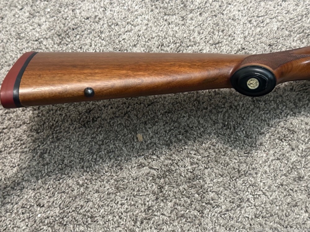 Ruger M77 tang safety 280 rem rare 1978 red butt pad -img-15