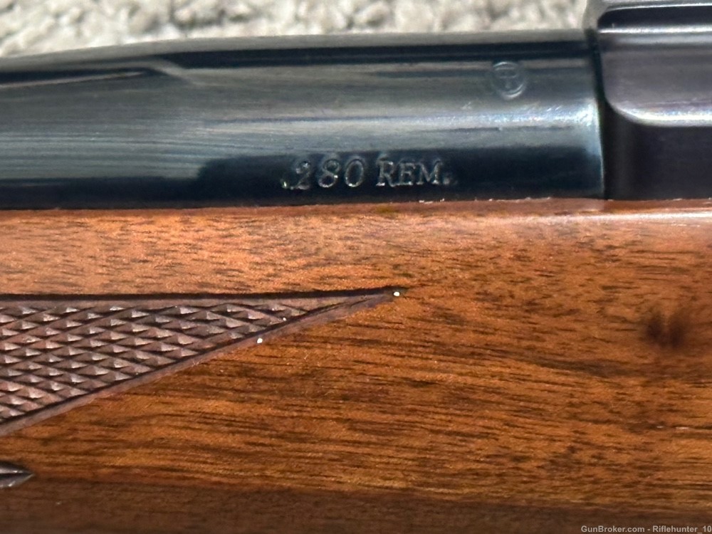Ruger M77 tang safety 280 rem rare 1978 red butt pad -img-8