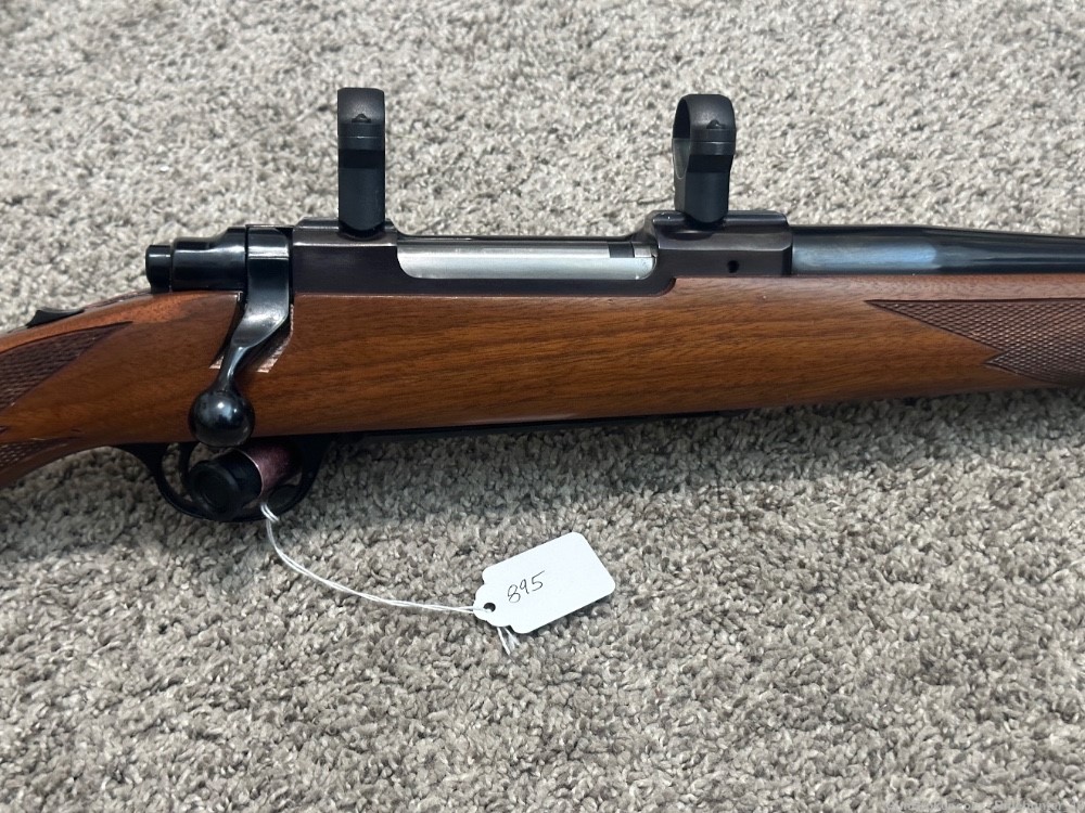 Ruger M77 tang safety 280 rem rare 1978 red butt pad -img-2