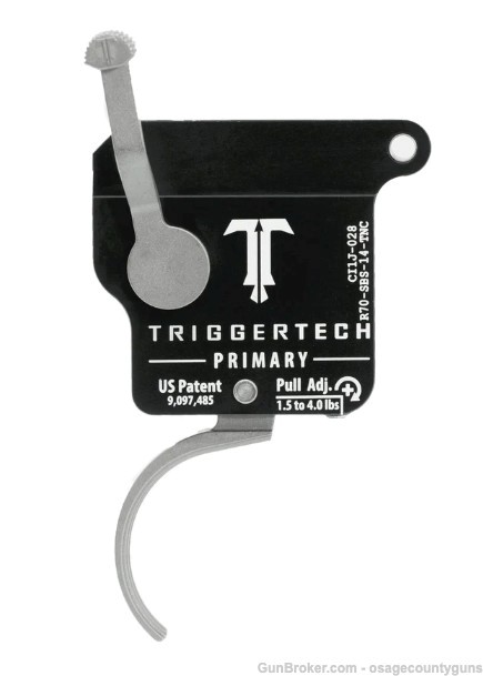 TriggerTech Rem 700 Primary Trigger RH Curved Lever-img-1