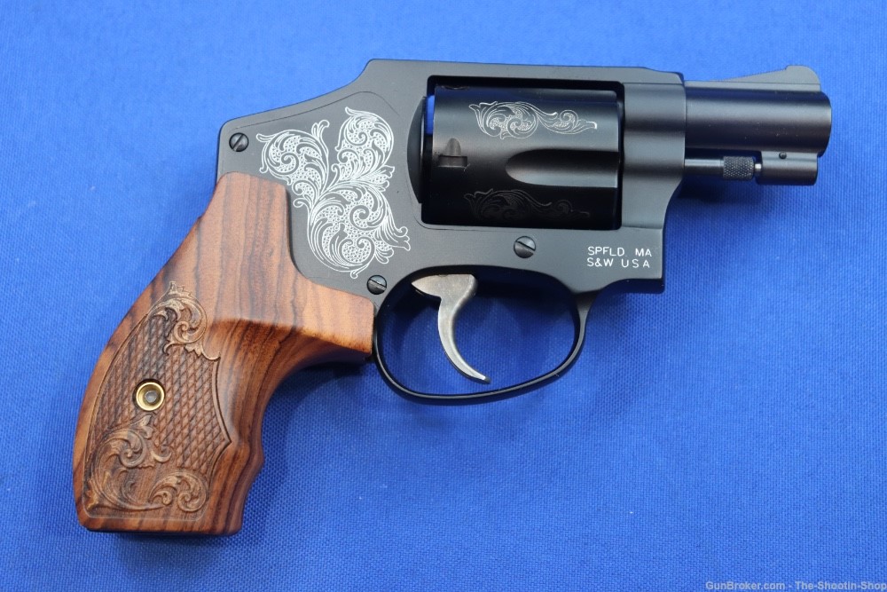 Smith & Wesson DELUXE FACTORY ENGRAVED S&W Model 442 Revolver 38 Special DA-img-7