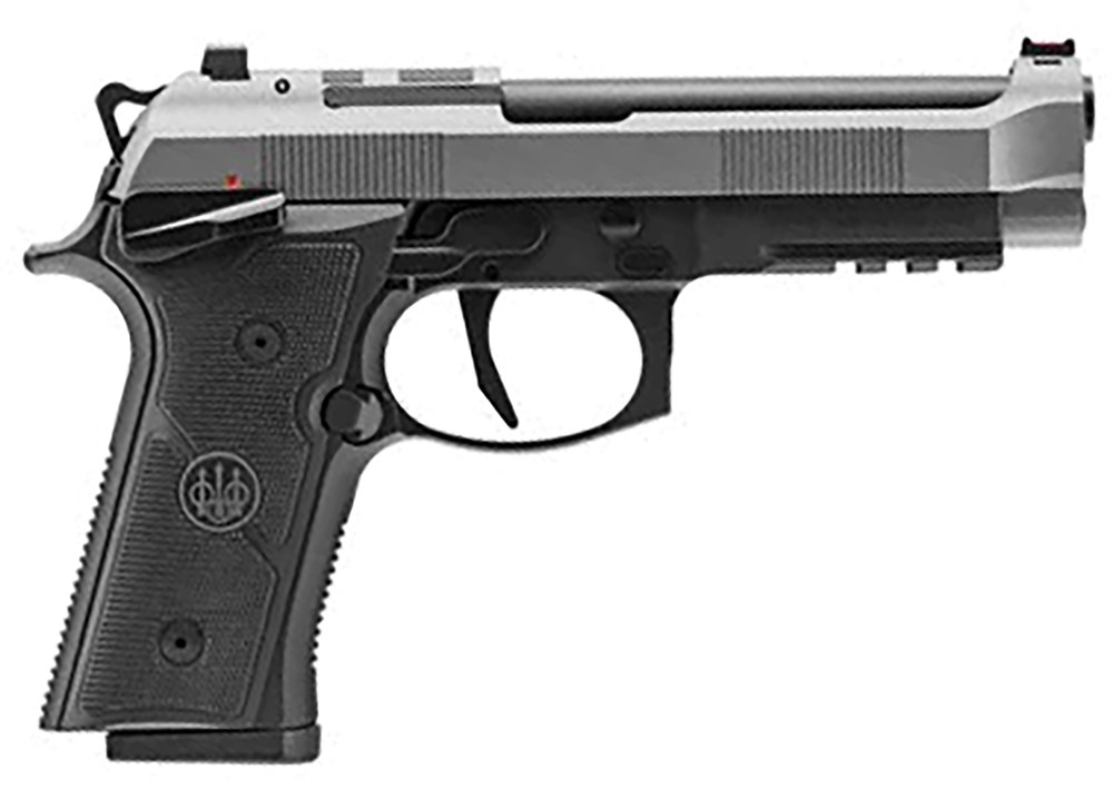 Beretta 92XI Pistol 9mm 10+1 4.70 Alum Frame SS Slide Fiber Optic Sight Opt-img-2