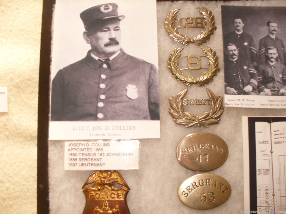 1868-1907 Baltimore City Police Badge Set Named Sergeant Lieutenant-img-1