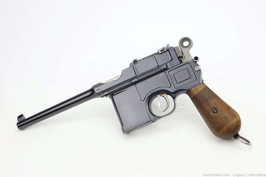 Scarce, Beautiful Mauser C96 Rig - Large Ring Hammer-img-1