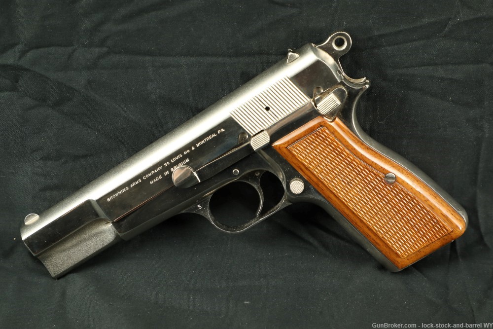Browning Belgium FN Hi-Power 9mm Nickel 4.7” Semi-Auto Pistol MFD 1969 C&R-img-6