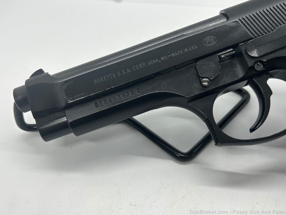 Nice Beretta 92G 92 9mm Decocker 5" Lanyard Trijicon -img-3