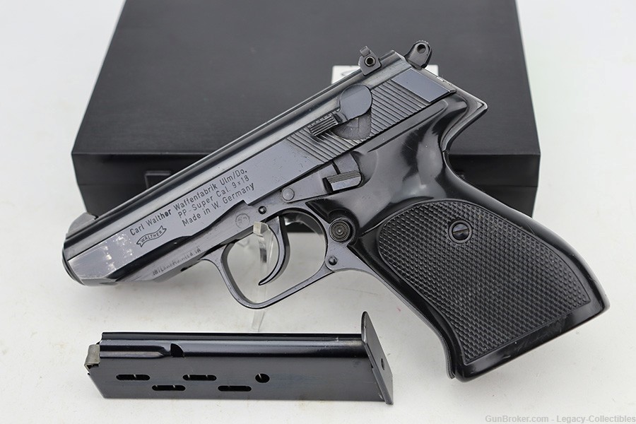 Rare, Boxed 1977 Walther PP Super - 9x18mm-img-0