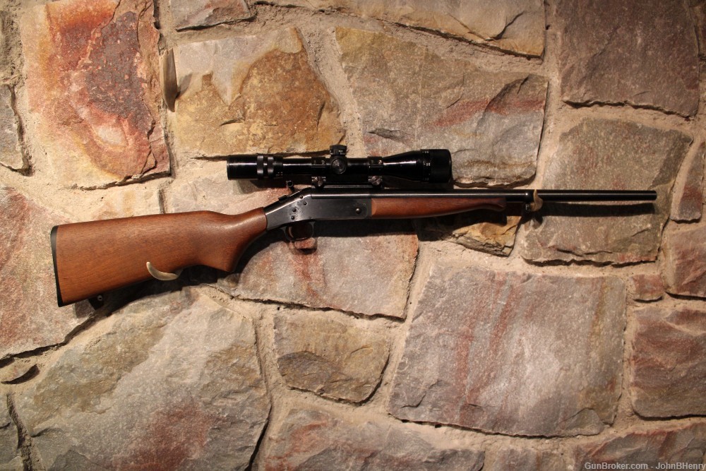 New England Firearms Handi Rifle SB2 223Rem with Bushnell Scope-img-1