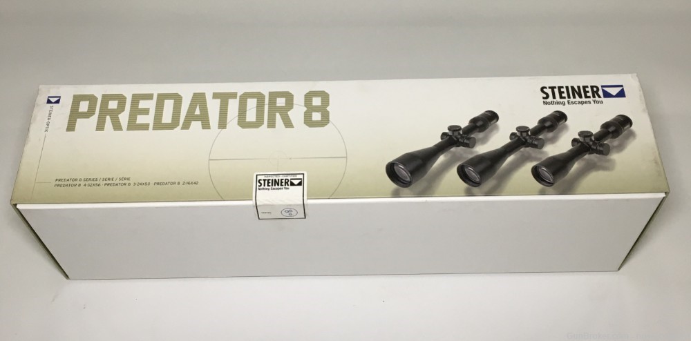 Steiner Predator 8 Riflescope 3-24x50 ballistic E3 Illuminated SFP-img-1