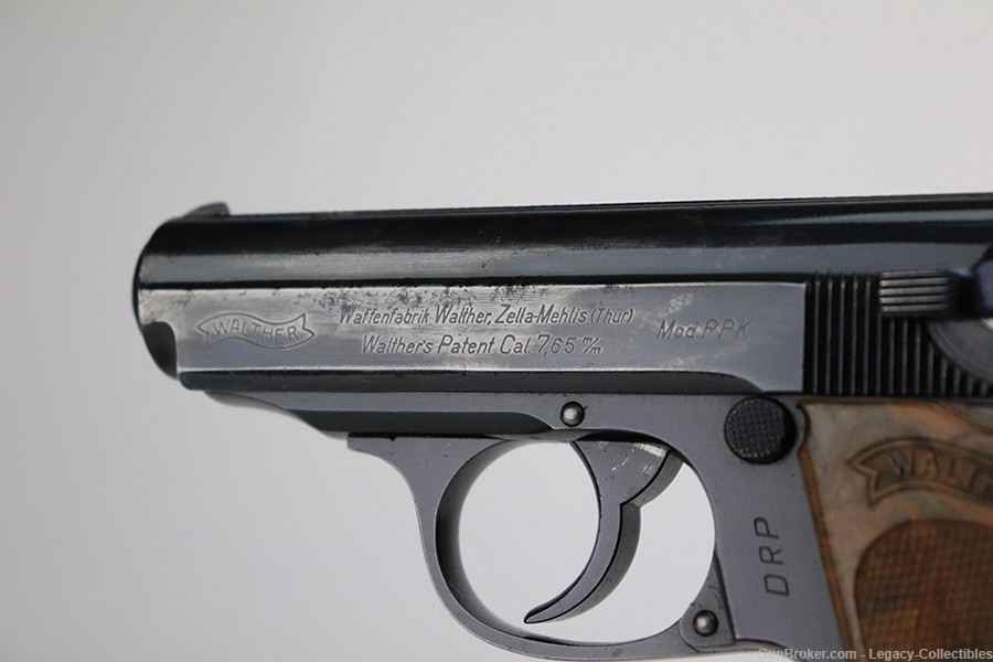 WW2 German DRP-Marked Walther PPK - 7.65mm-img-5