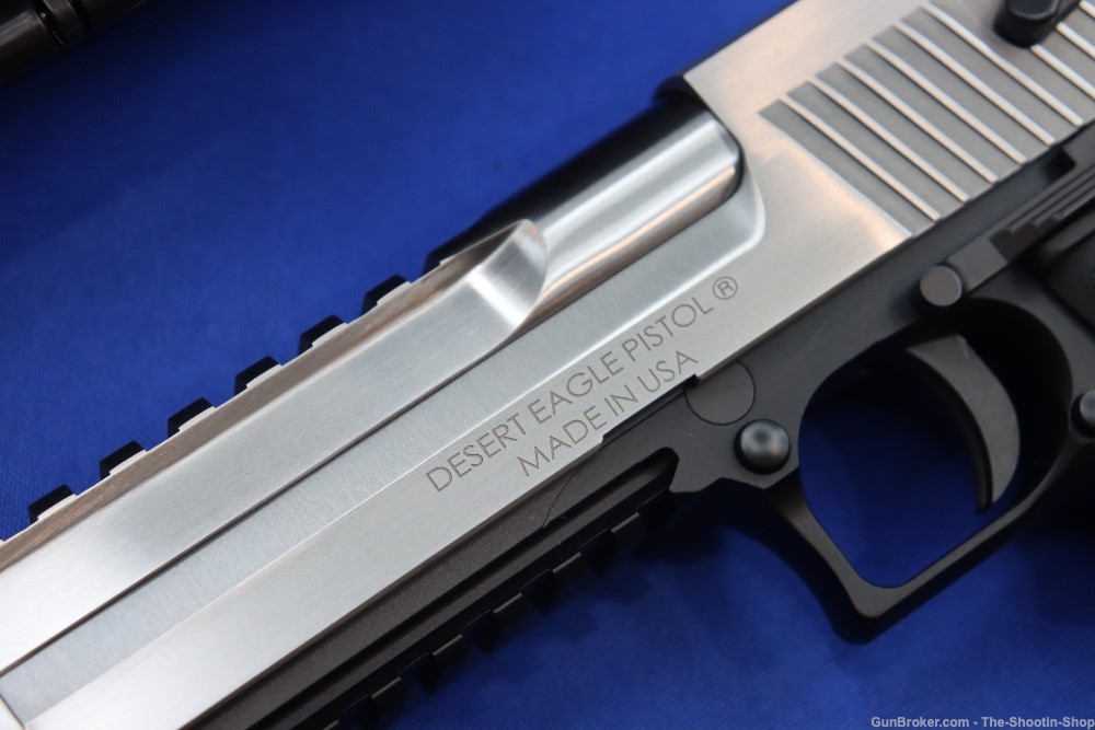Magnum Research Desert Eagle DE50 Pistol 50AE 2-TONE Stainless Muzzle Brake-img-3