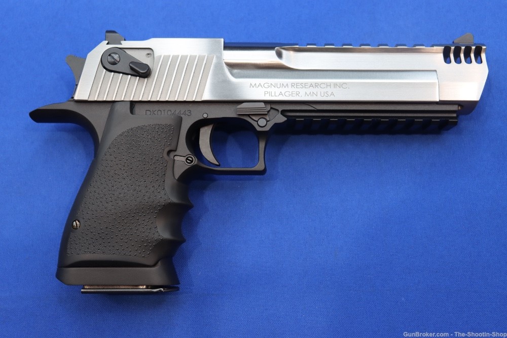 Magnum Research Desert Eagle DE50 Pistol 50AE 2-TONE Stainless Muzzle Brake-img-7
