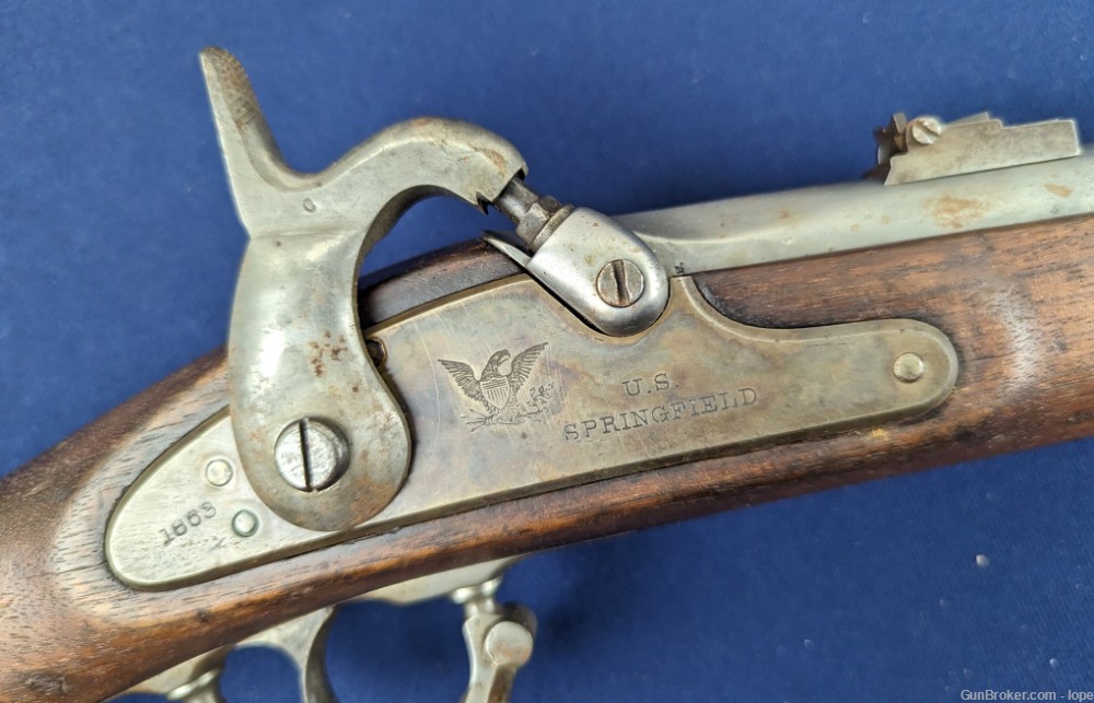 Untouched Springfield 1861 .58 Percussion CW Musket Unusual Markings-img-17