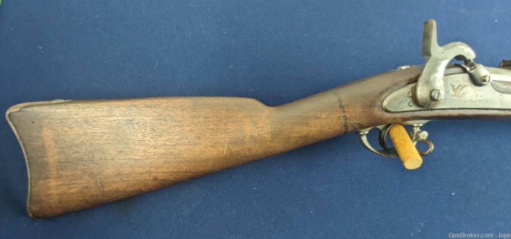 Untouched Springfield 1861 .58 Percussion CW Musket Unusual Markings-img-1