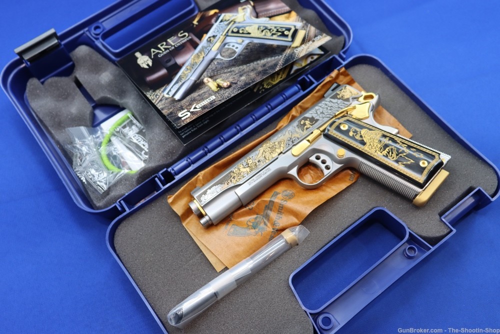 Smith & Wesson Model 1911 Pistol ARES Gods of Olympus Series ENGRAVED 45ACP-img-39