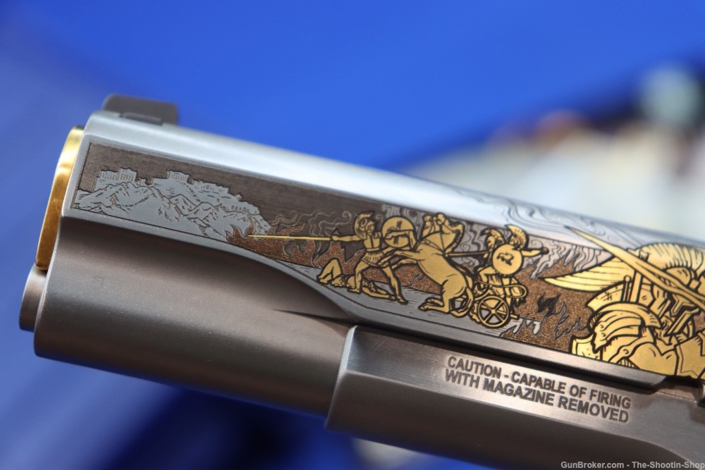Smith & Wesson Model 1911 Pistol ARES Gods of Olympus Series ENGRAVED 45ACP-img-28