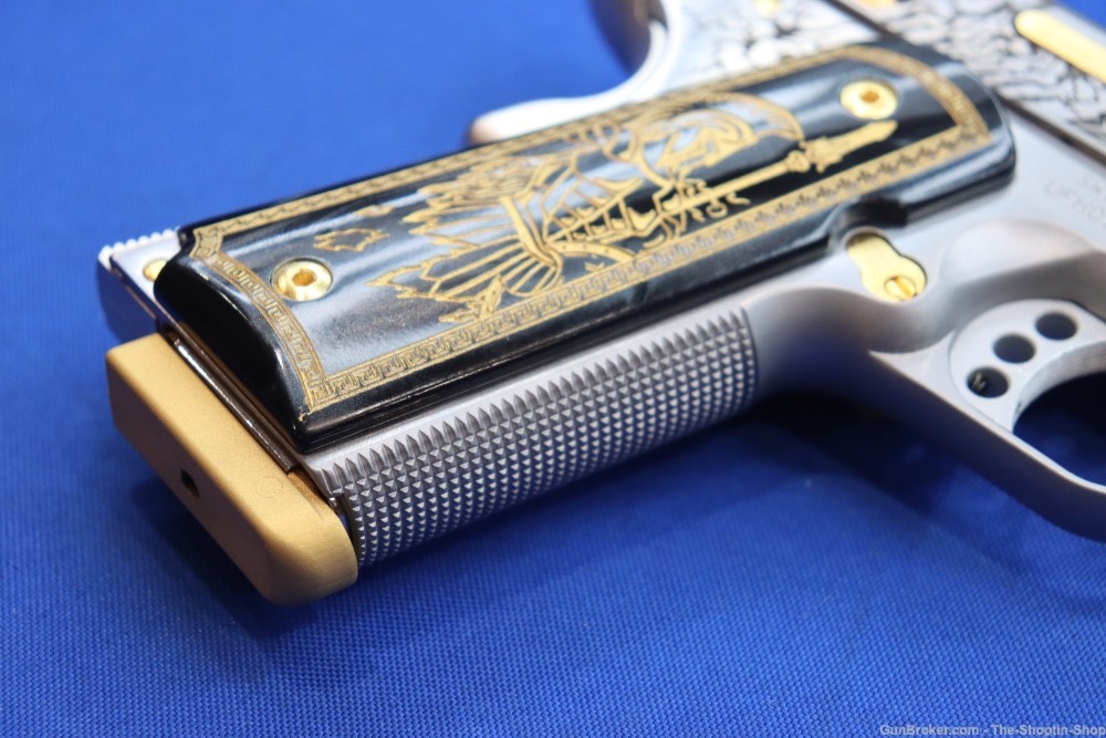 Smith & Wesson Model 1911 Pistol ARES Gods of Olympus Series ENGRAVED 45ACP-img-15