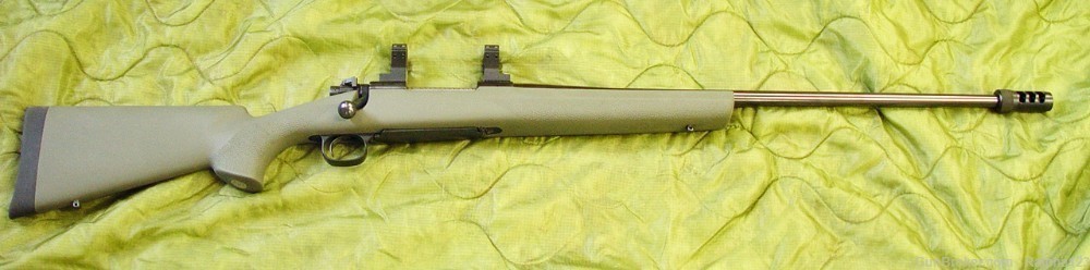 Winchester Model 70, .300 Win. mag, Hogue Stock, 26" Bbl. W/Muzzle Break-img-1