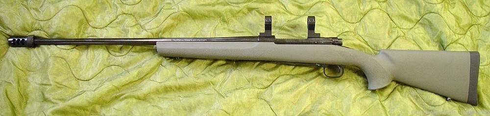 Winchester Model 70, .300 Win. mag, Hogue Stock, 26" Bbl. W/Muzzle Break-img-0