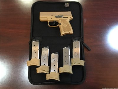 PENNY AUCTION FN 503 FDE 9MM WITH 6 MAGAZINES SOFT CASE