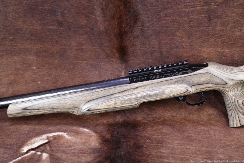 Ruger Custom 10/22 Carbine .22 LR 20” Bull Barrel Semi Auto Rifle, MFD 1996-img-9
