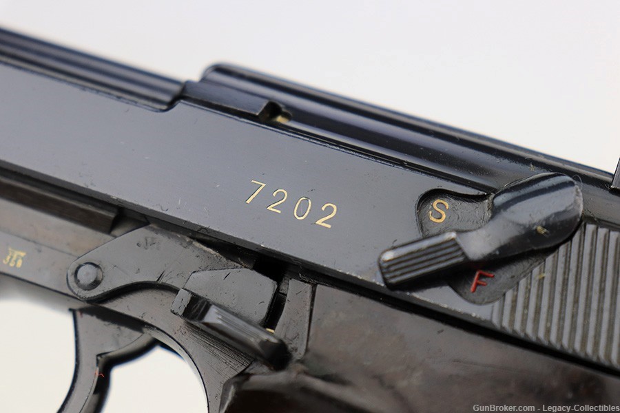 Rare WW2 German Walther P.38 - 480 Code - 9mm-img-7
