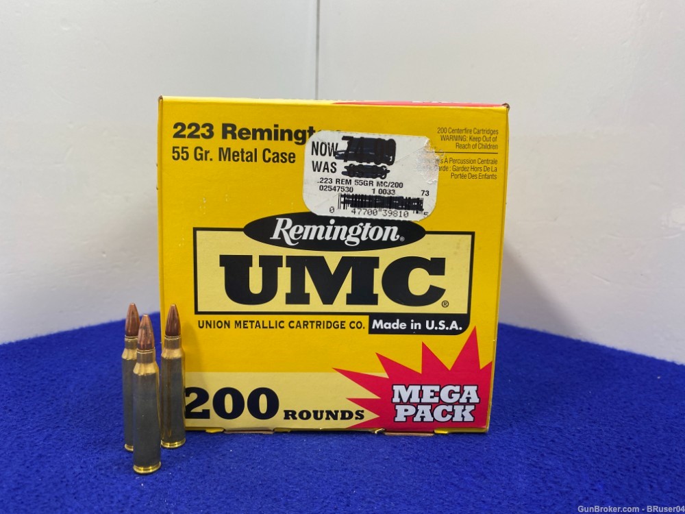 Remington-UMC .223 Rem 200Rd Mega-Pack *GREAT BULK RIFLE AMMO*-img-7