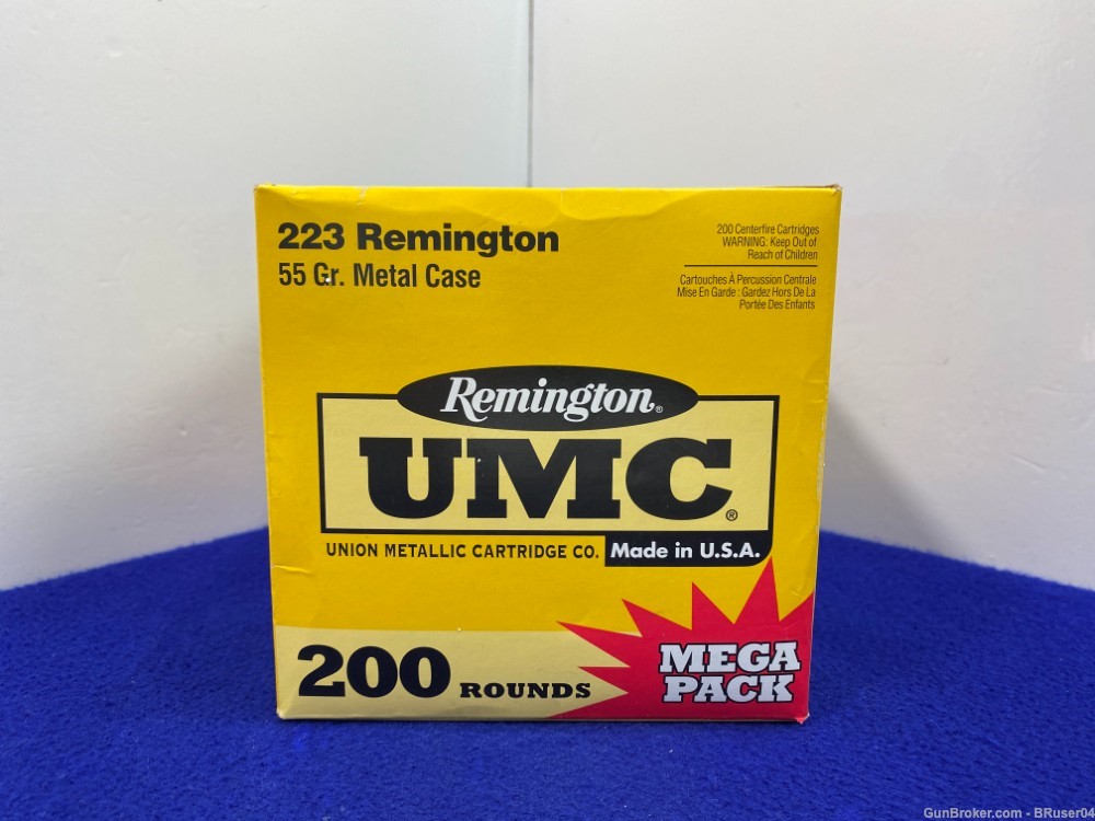 Remington-UMC .223 Rem 200Rd Mega-Pack *GREAT BULK RIFLE AMMO*-img-4