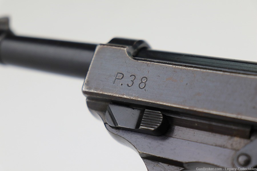 Rare WW2 German end-of war ac Zero Series P.38 - 9mm-img-5