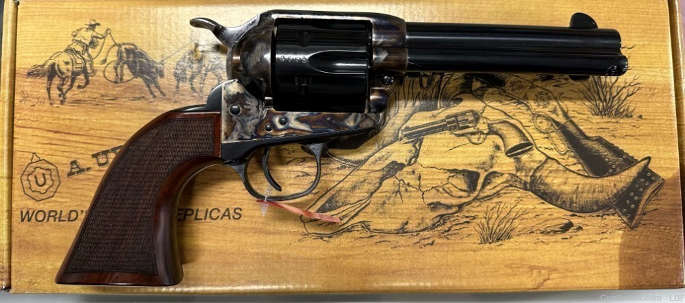 A. Uberti El Patron Competition .357Mag 4.75" Barrel Color Case Hardened-img-0