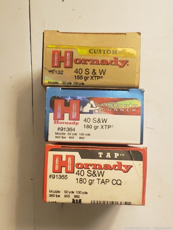60 rounds 3 boxes Hornady home personal defense .40 s+w ammo ammunition 180-img-0