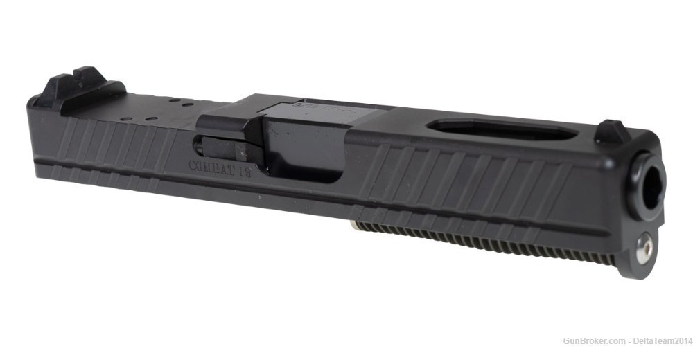9mm Complete Slide Kit - Glock 19 Compatible - Combat Cut Slide - Assembled-img-0
