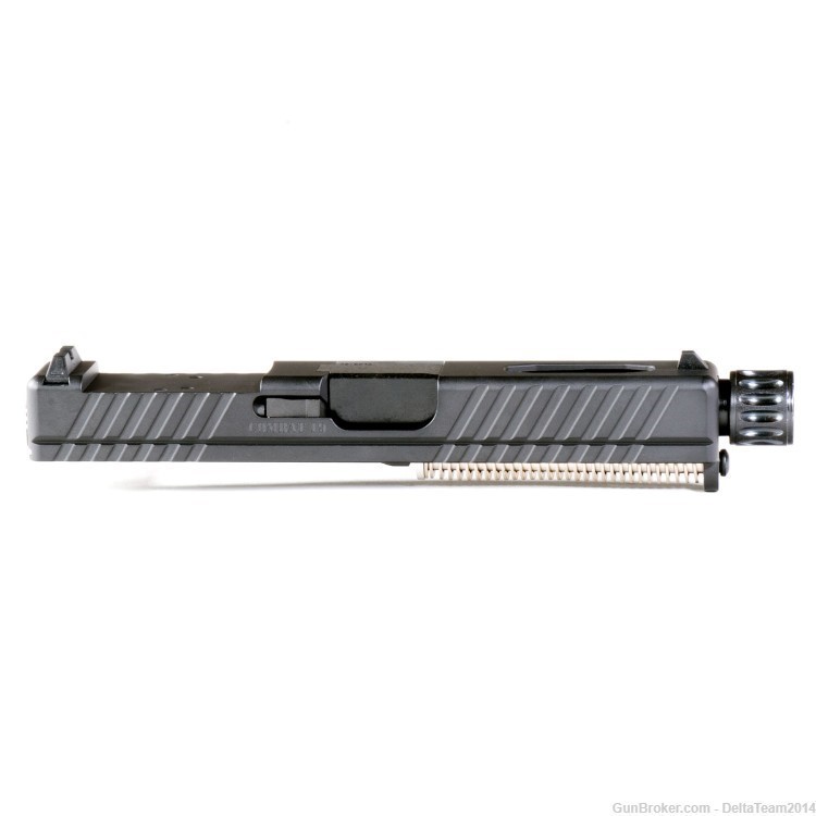 Complete Assembled Slide for Glock 19 Gen 3 | Optic Ready | Graphite Black-img-1