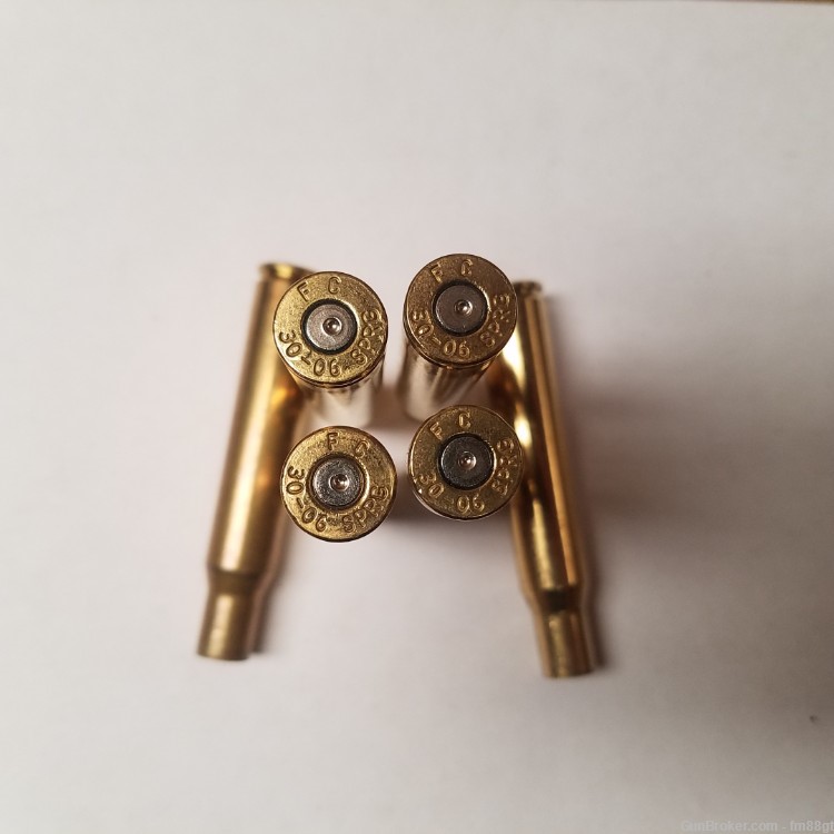 30-06 Springfield once fired brass (100ct FC)-img-0