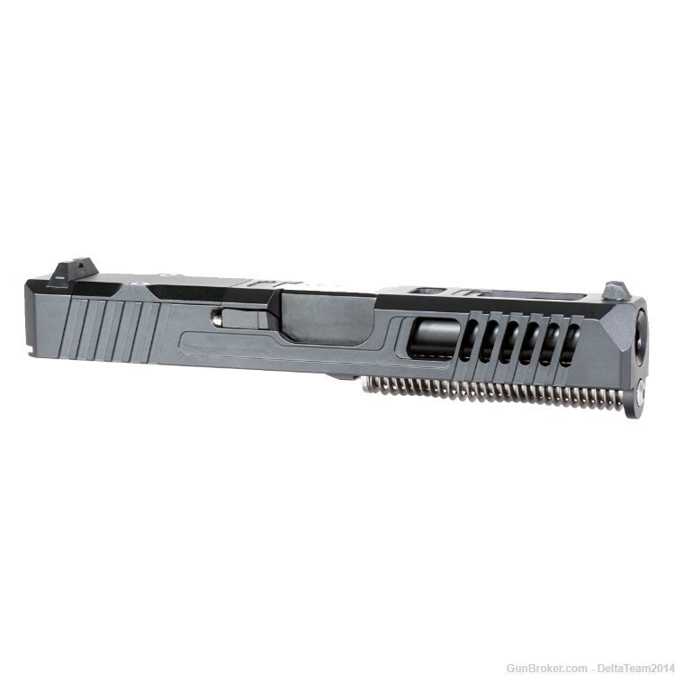 Complete Assembled Slide for Glock 19 Gen 3 | Optic Ready | Cerakote Black-img-0