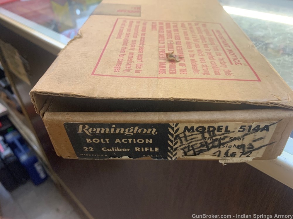  Remington 514  .22LR  W/ FACTORY MATCHING BOX , * COLLECTOR GRADE-img-13