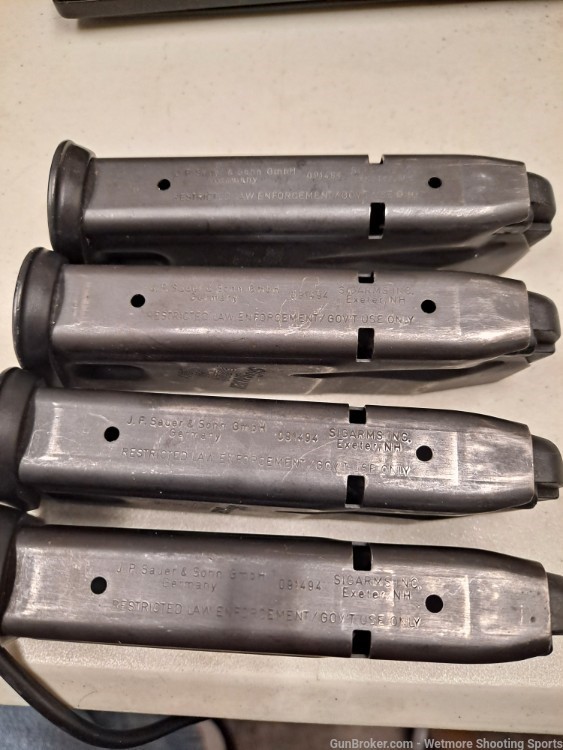 4 Used Sig Law Enforcement Restricted Mags + 3 Sig no marks all 40cal-img-3