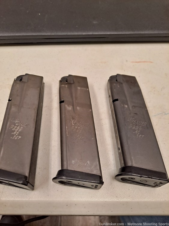 4 Used Sig Law Enforcement Restricted Mags + 3 Sig no marks all 40cal-img-5