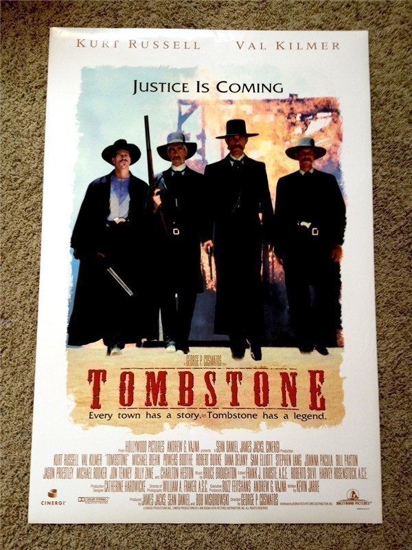 Tombstone ORIGINAL Movie Poster-img-0