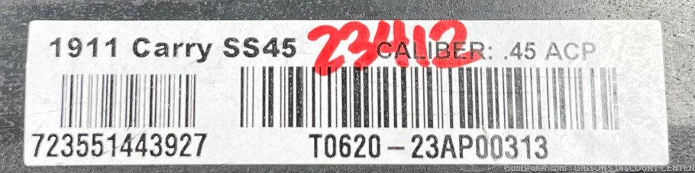 Tisas 1911 Carry SS45, .45 ACP, SDS Imports, SS 4.25" Barrel, 10100123-img-4