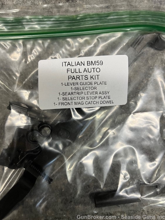 Italian BM59 Full Auto Kit Parts Original Surplus BM-59 Parts-img-1