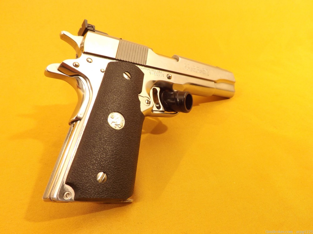COLT GOLD CUP NATIONAL MATCH ENHANCED STAINLESS SERIES 80 .45ACP MFG 1991-img-6