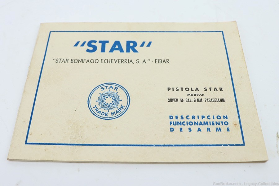 Boxed 1973 Star Model B Super - 9mm-img-15