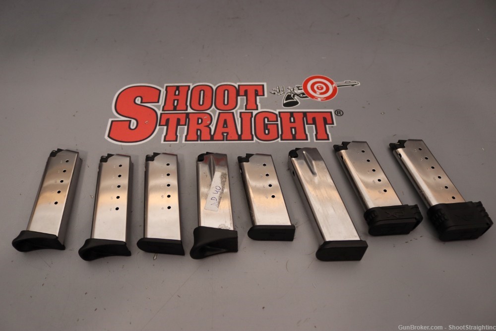 Lot O' Eight (8) Miscellaneous Springfield Armory Pistol Style Magazines-img-4