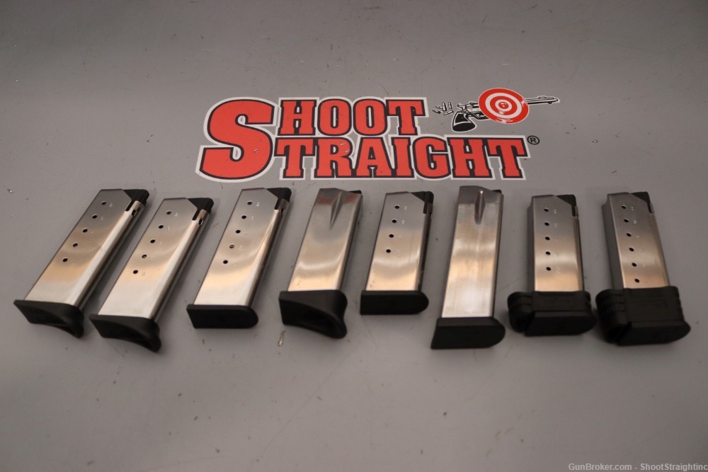 Lot O' Eight (8) Miscellaneous Springfield Armory Pistol Style Magazines-img-0