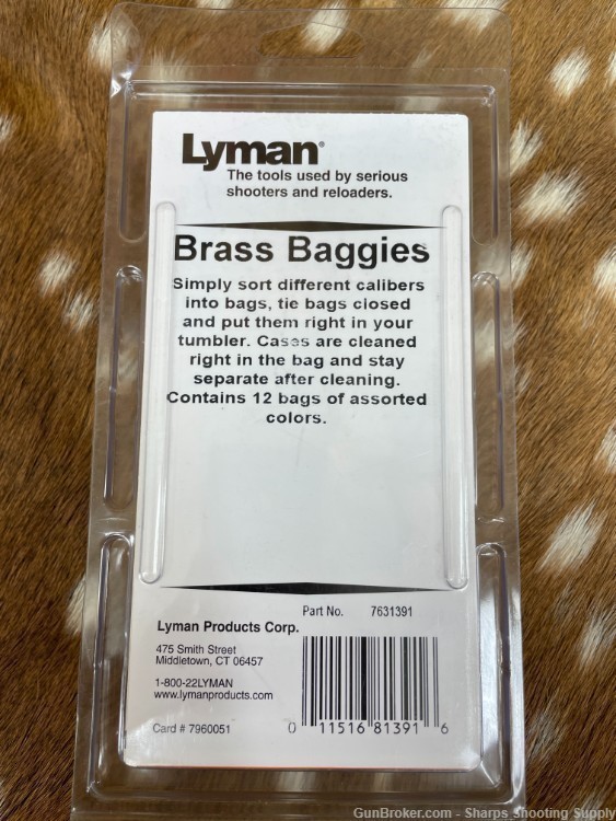 Lyman Brass Baggies - 12/box-img-1