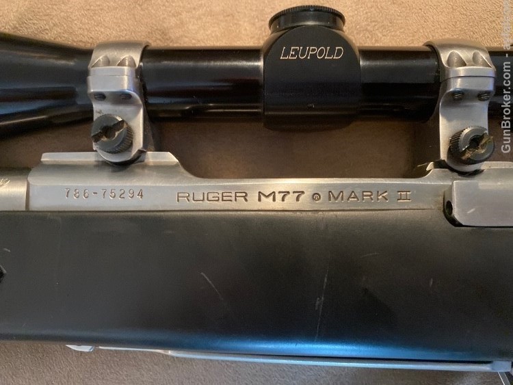Ruger 77 MKII 270 Win Stainless Zytel Paddle / Oar Leupold Desirable-img-6