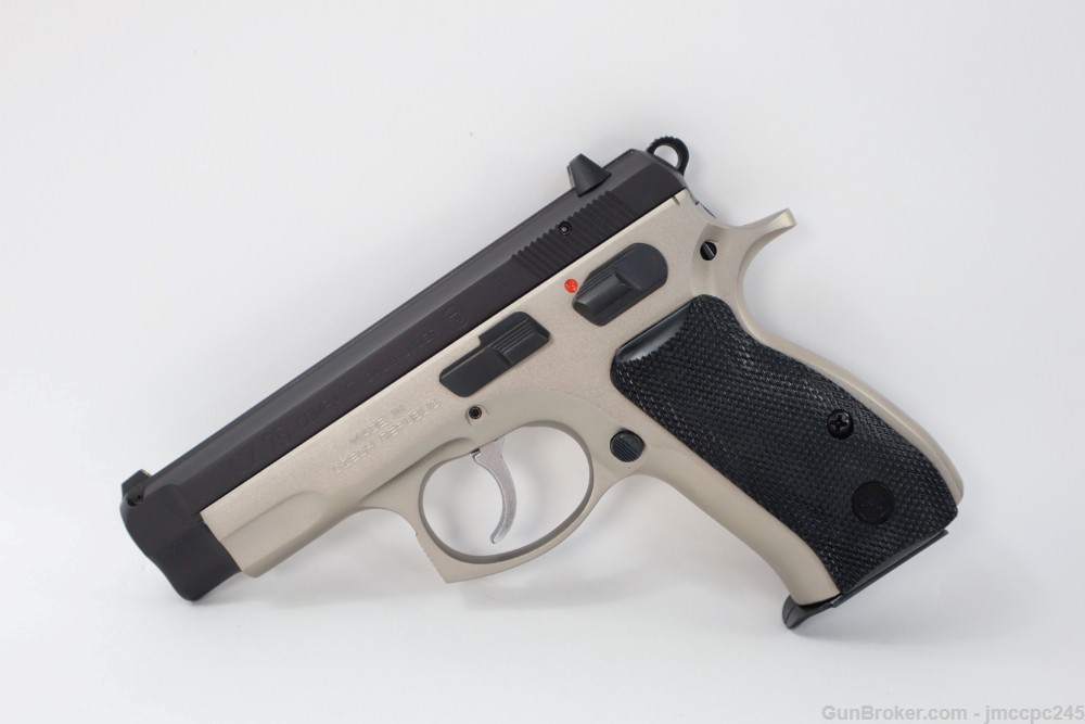Rare Very Nice CZ-USA CZ 75 Compact Dual Tone 9mm Pistol W/ Original Box -img-5