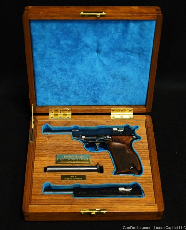 John Martz Walther P38 .45 ACP Prototype With Extra Slide Assembly-img-0